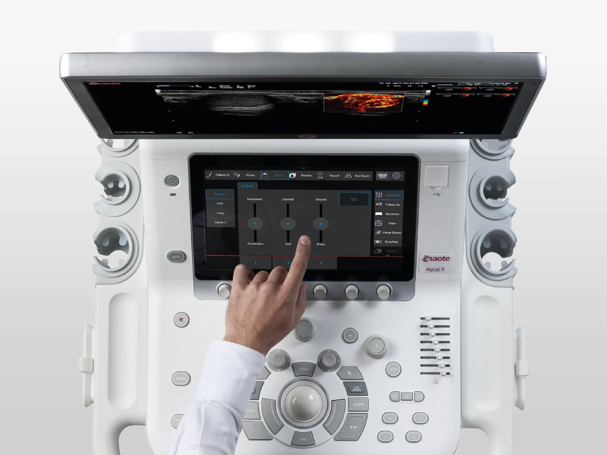 MyLab™9 Platform ultrasound system console
