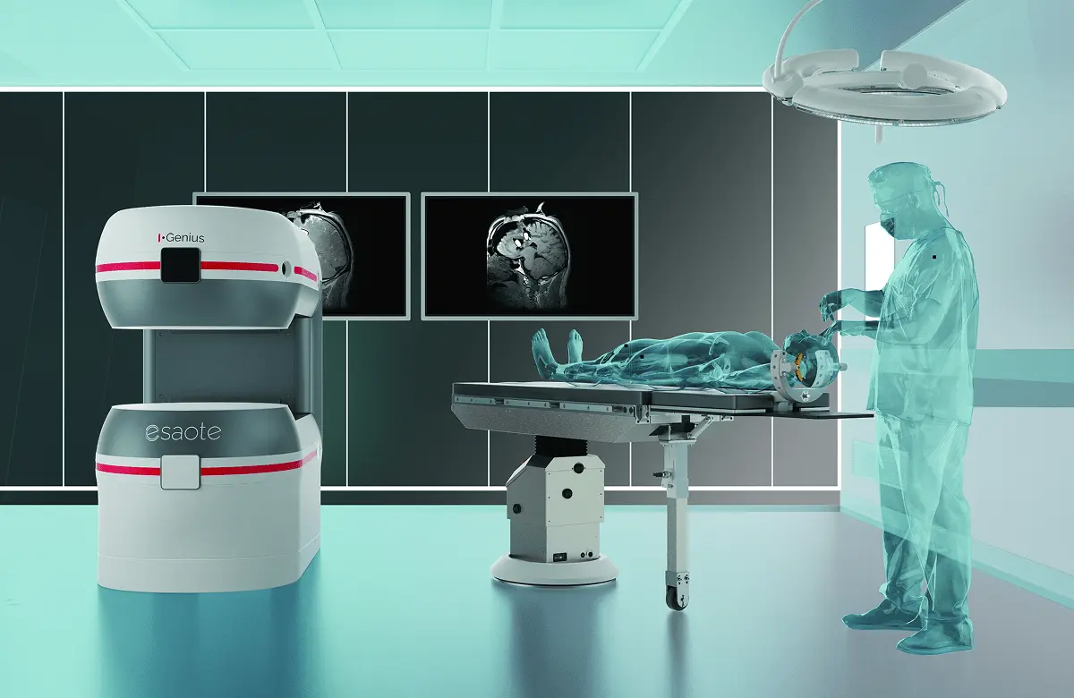 Esaote The patient stays at the center: surgical and MRI procedures on a single integrated bed