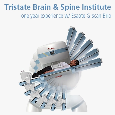 Tristate Brain & Spine Institute, one year experience with Esaote G-scan Brio