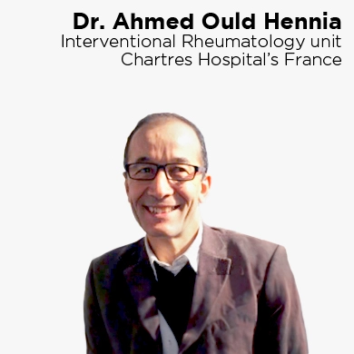 Dr. Ahmed Ould Hennia, Interventional Rheumatology unit Chartres Hospital's France