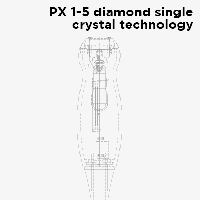 PX 1-5 diamond single crystal technology