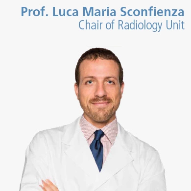 Prof. Luca Maria Sconfienza, chair of Radiology Unit