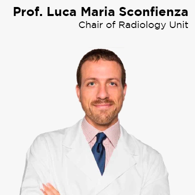 Prof. Luca Maria Sconfienza, chair of Radiology Unit