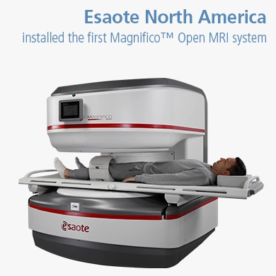 Esaote North America installed the first Magnifico™Open MRI system