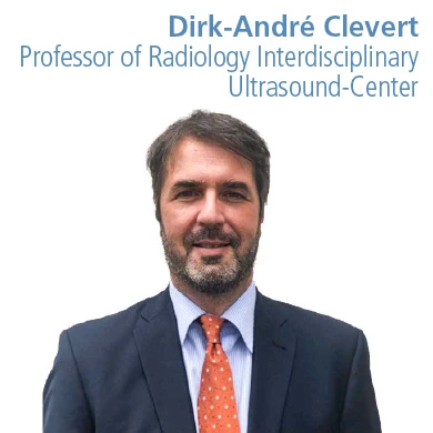 Dirk-André Clevert professor of Radiology Interdisciplinary Ultrasound-Center
