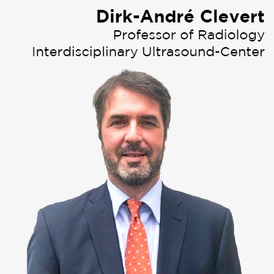 Dirk-André Clevert professor of Radiology Interdisciplinary Ultrasound-Center